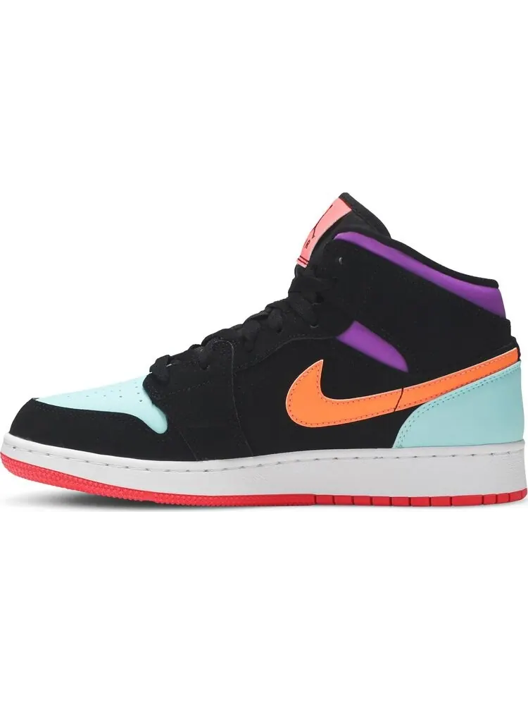 Кроссовки Air Jordan 1 Mid GS Candy — изображение 3 из 8, мульти