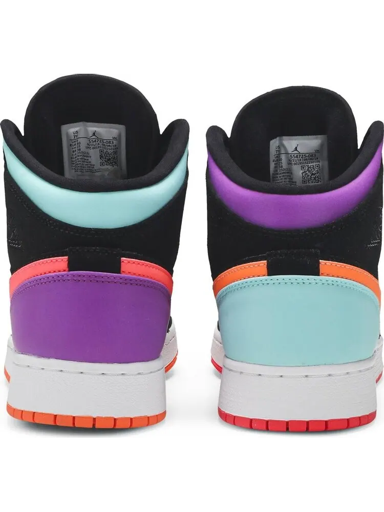 Кроссовки Air Jordan 1 Mid GS Candy — изображение 6 из 8, мульти