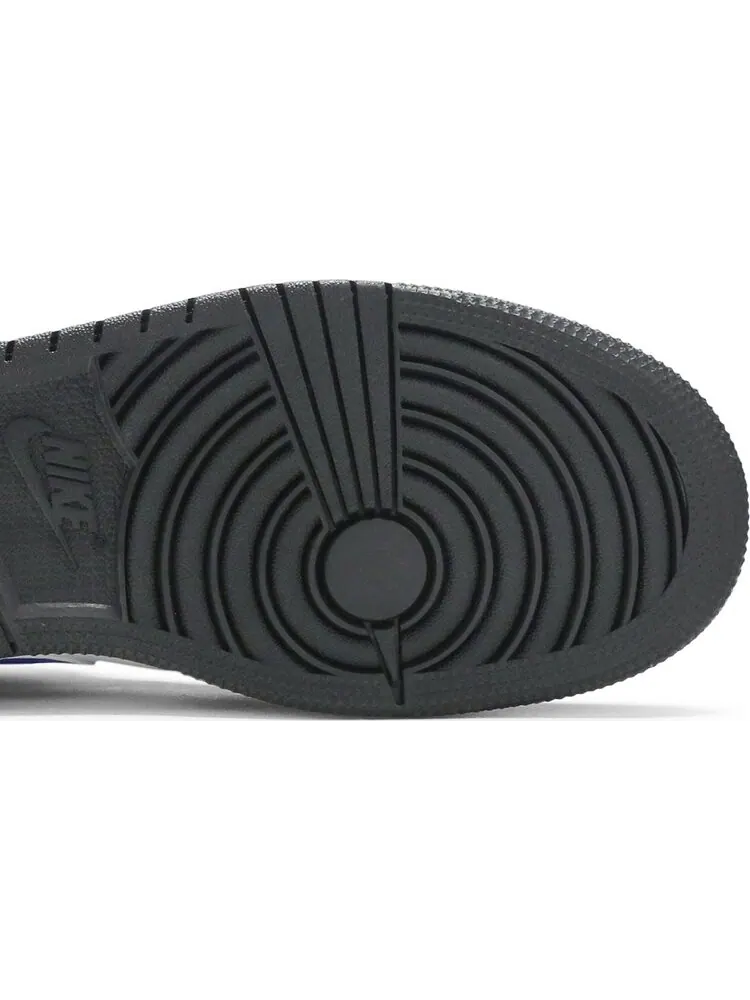 Кроссовки Air Jordan 1 Mid GS Black Racer Blue — изображение 5 из 8, черный