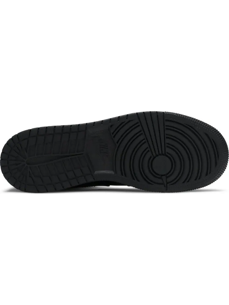 Кроссовки Air Jordan 1 Mid GS Triple Black 2020 — изображение 4 из 8, черный