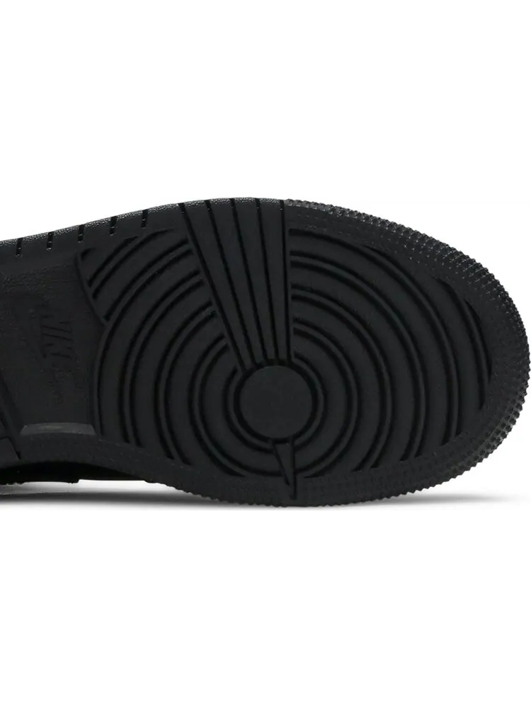 Кроссовки Air Jordan 1 Mid GS Triple Black 2020 — изображение 5 из 8, черный