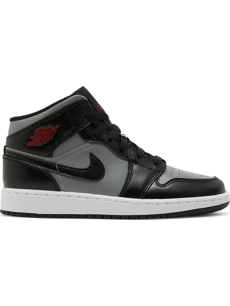 Кроссовки Air Jordan 1 Mid GS Shadow — изображение 1 из 8, серый