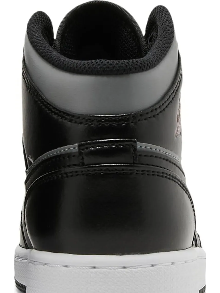 Кроссовки Air Jordan 1 Mid GS Shadow — изображение 7 из 8, серый