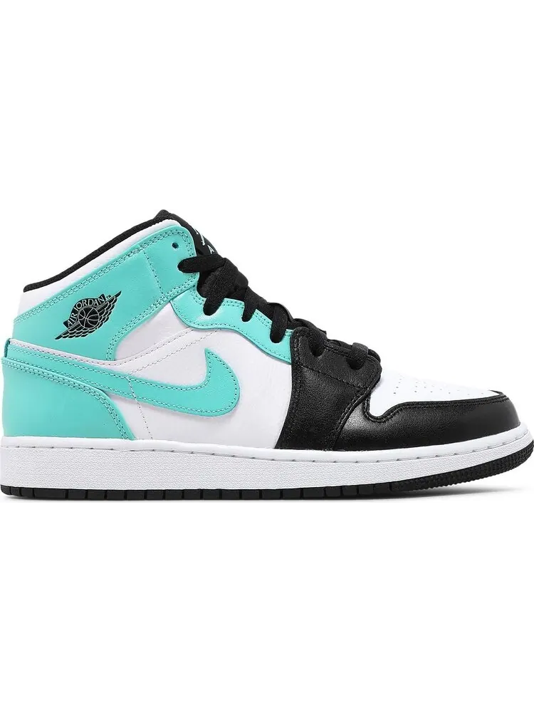 Кроссовки Air Jordan 1 Mid GS Tropical Twist — изображение 1 из 8, зеленый