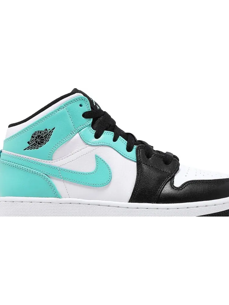 Кроссовки Air Jordan 1 Mid GS Tropical Twist — изображение 2 из 8, зеленый