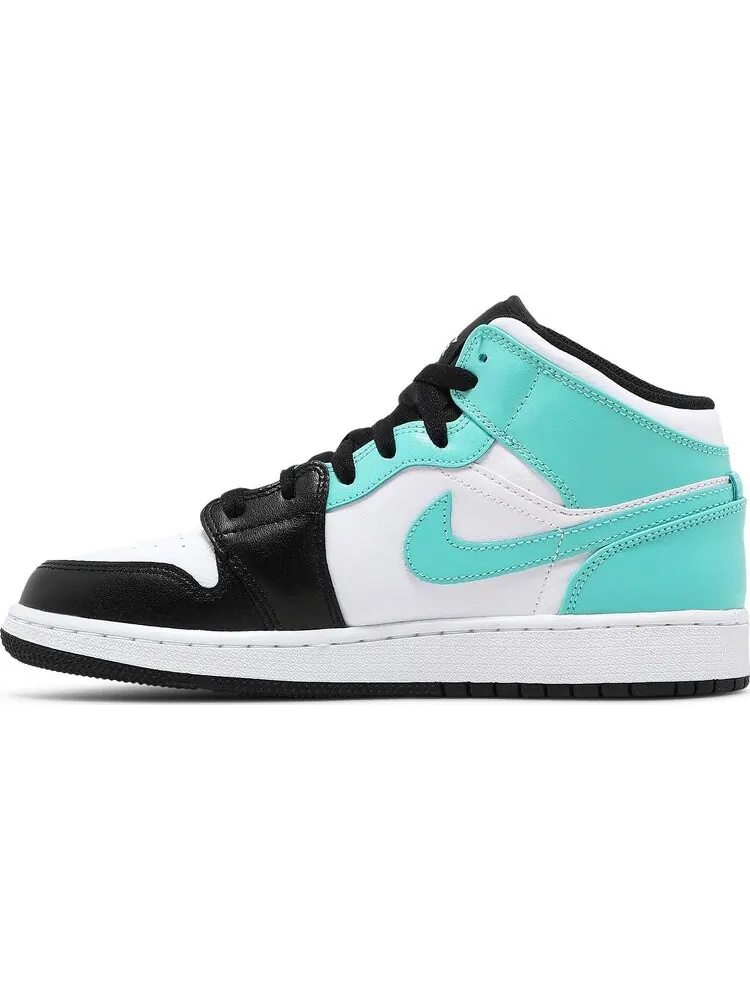 Кроссовки Air Jordan 1 Mid GS Tropical Twist — изображение 3 из 8, зеленый