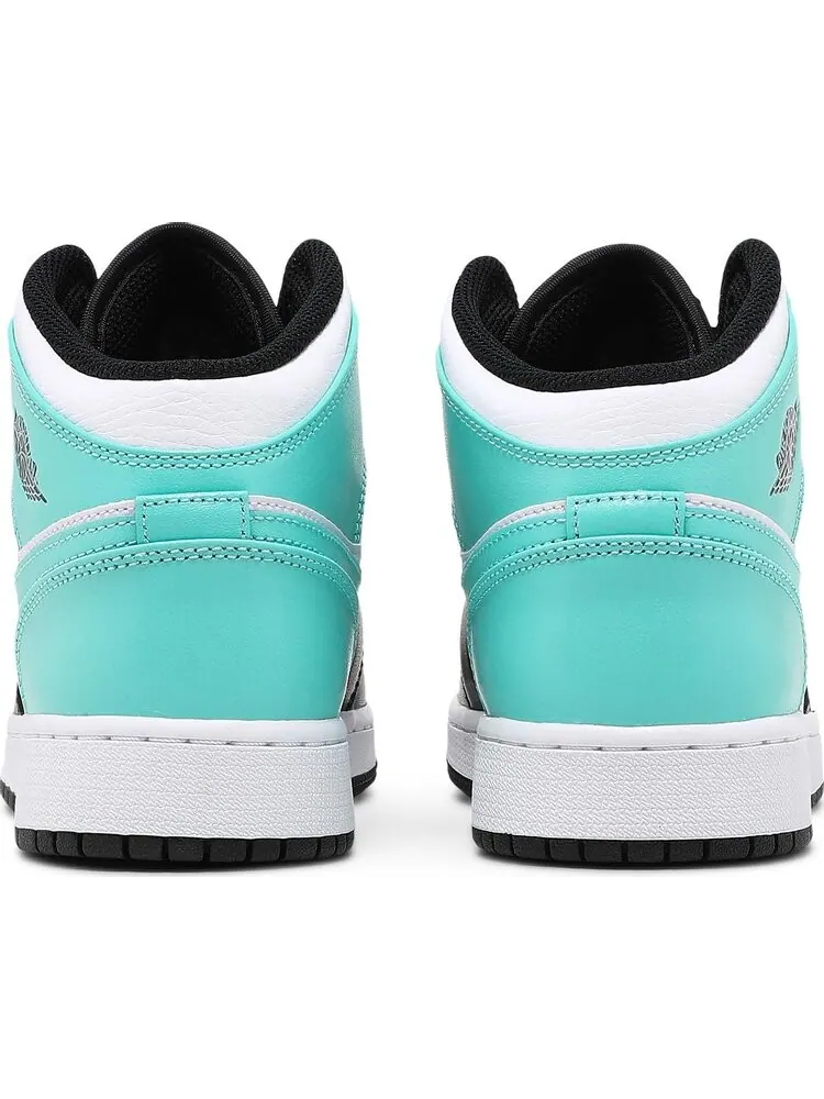 Кроссовки Air Jordan 1 Mid GS Tropical Twist — изображение 6 из 8, зеленый