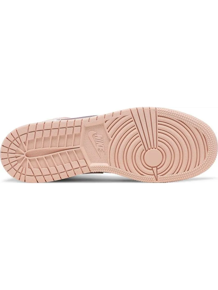 Кроссовки Air Jordan 1 Mid GS Crimson Tint — изображение 4 из 8, оранжевый
