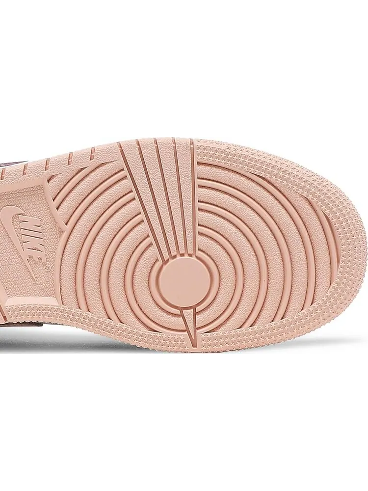 Кроссовки Air Jordan 1 Mid GS Crimson Tint — изображение 5 из 8, оранжевый