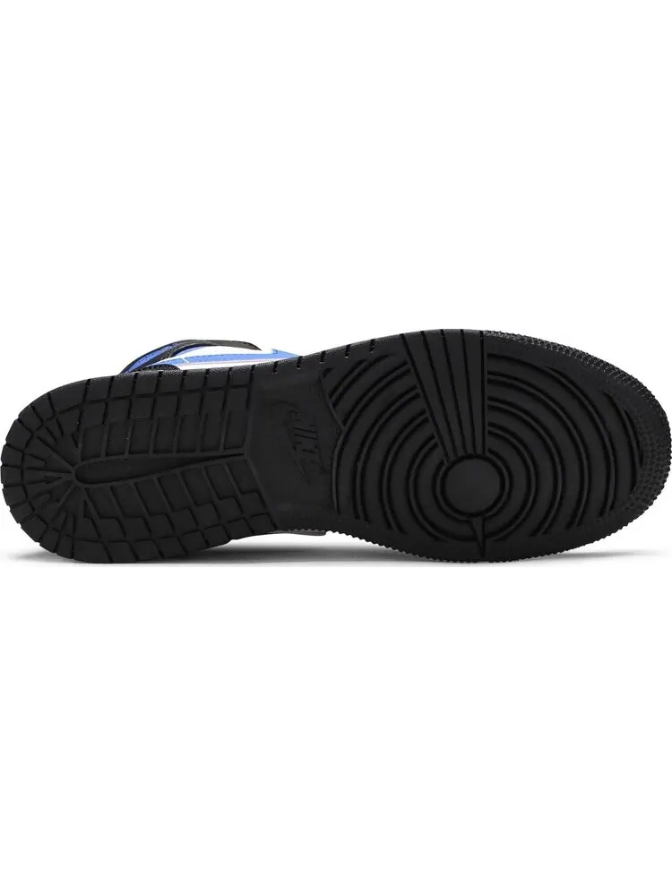 Кроссовки Air Jordan 1 Mid GS Racer Blue — изображение 4 из 8, белый