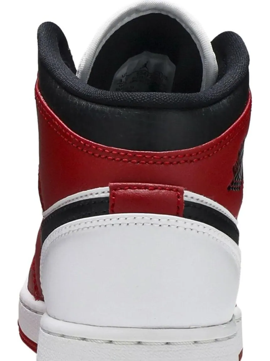 Кроссовки Air Jordan 1 Mid GS Chicago — изображение 7 из 8, красный