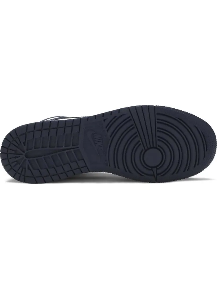 Кроссовки Air Jordan 1 Mid GS Obsidian — изображение 4 из 8, синий
