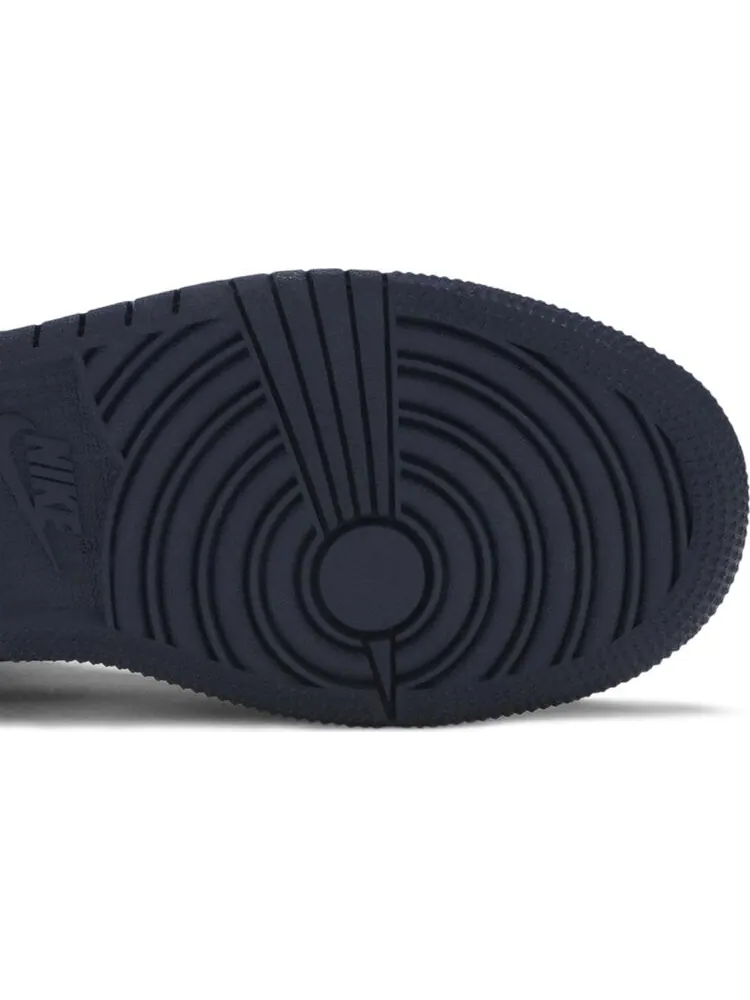 Кроссовки Air Jordan 1 Mid GS Obsidian — изображение 5 из 8, синий