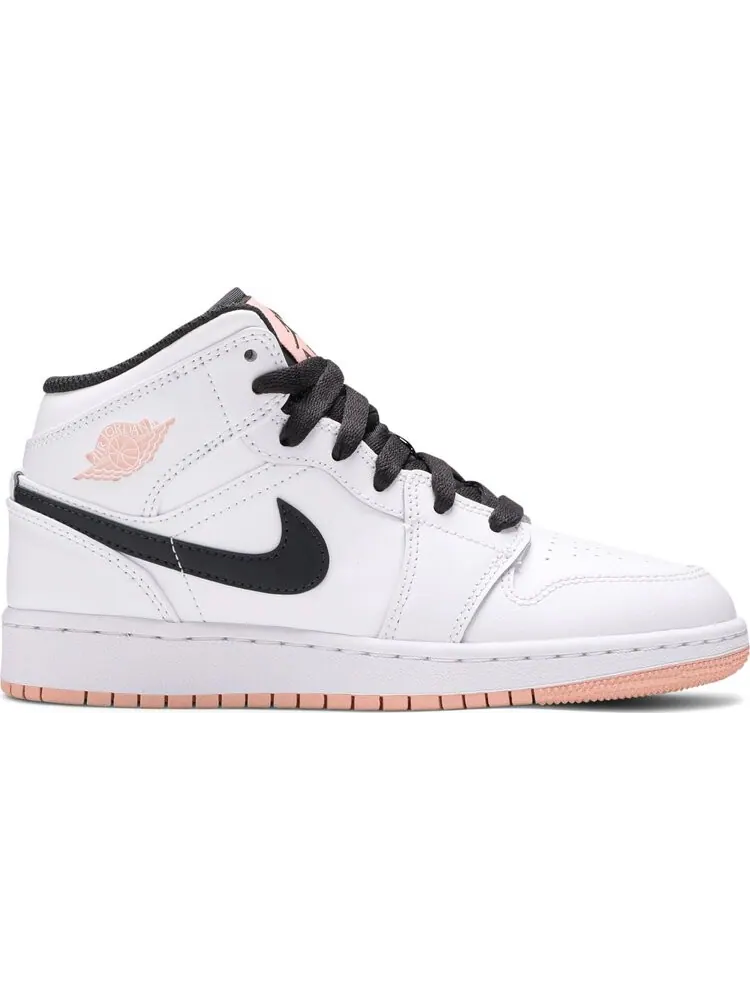 Кроссовки Air Jordan 1 Mid GS White Arctic Orange — изображение 1 из 8, белый