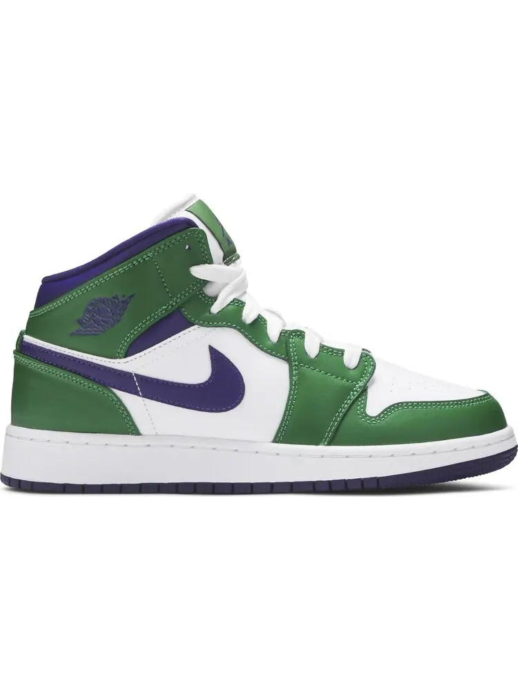 Кроссовки Air Jordan 1 Mid GS Hulk — изображение 1 из 8, зеленый