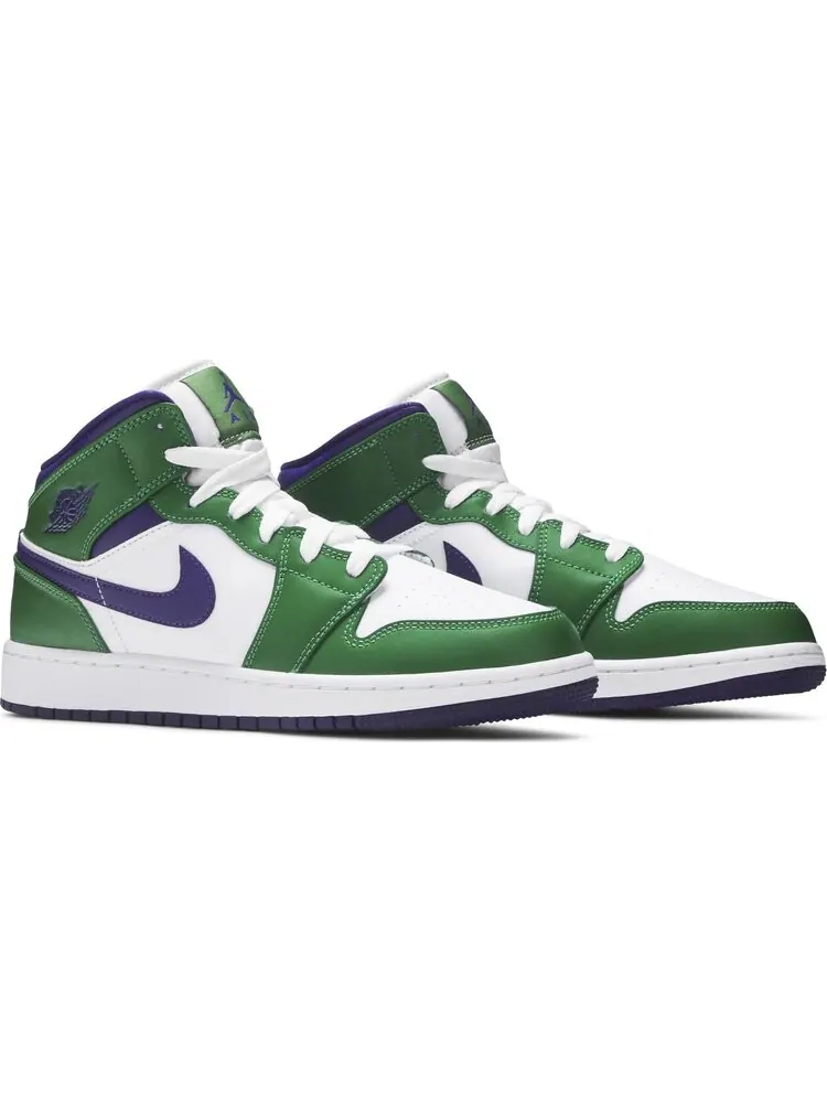 Кроссовки Air Jordan 1 Mid GS Hulk — изображение 8 из 8, зеленый