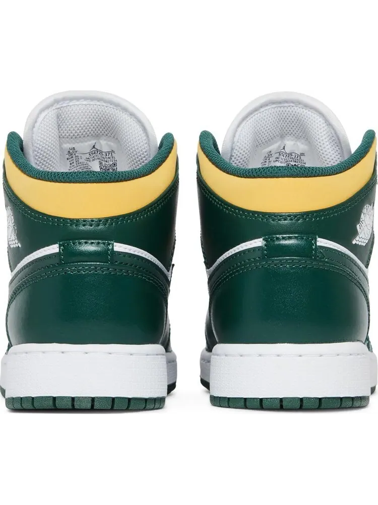 Кроссовки Air Jordan 1 Mid GS Sonics — изображение 6 из 8, белый