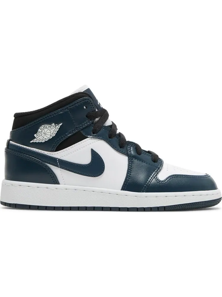 Кроссовки Air Jordan 1 Mid GS Armory Navy — изображение 1 из 8, синий