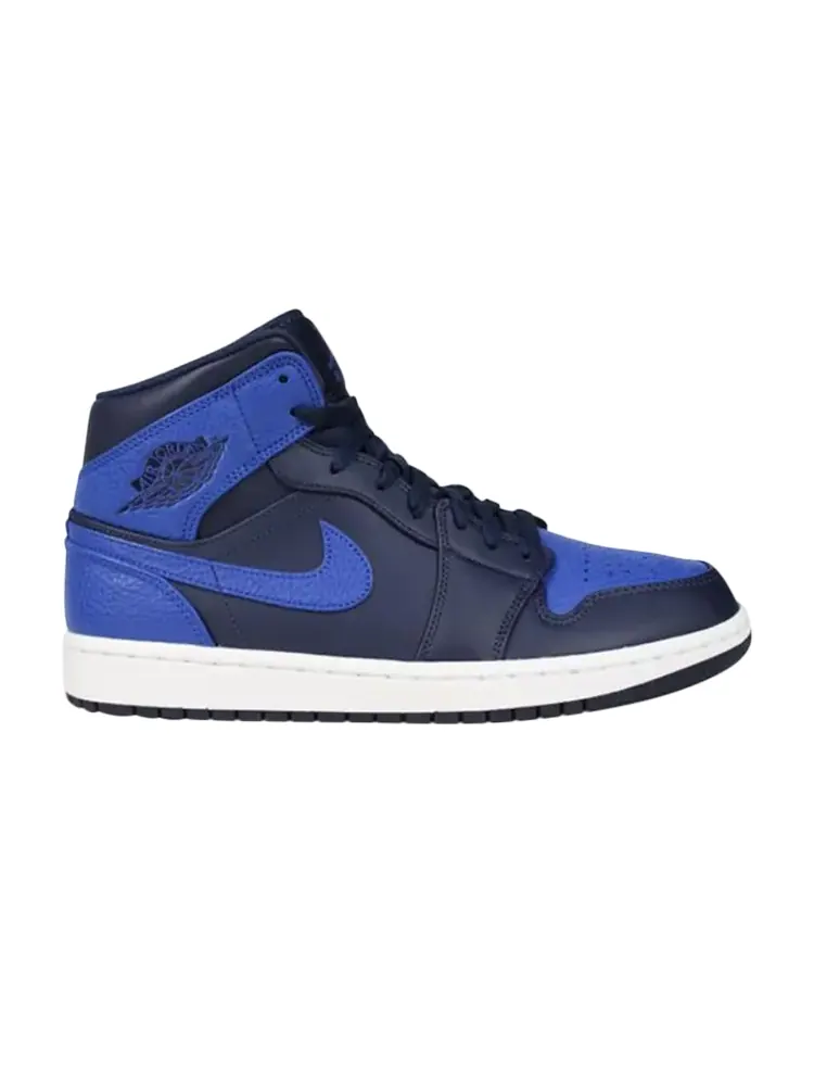 Кроссовки Air Jordan 1 Retro Mid GS 'Obsidian Royal' — изображение 1 из 1, синий