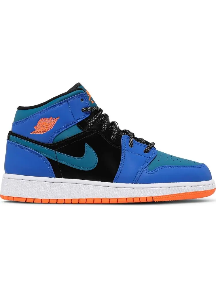 Кроссовки Air Jordan 1 Mid GS Racer Blue — изображение 1 из 8, синий