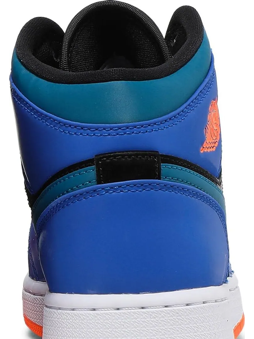 Кроссовки Air Jordan 1 Mid GS Racer Blue — изображение 7 из 8, синий