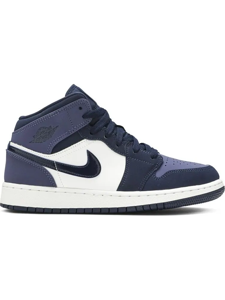 Кроссовки Air Jordan 1 Mid GS Sanded Purple — изображение 1 из 8, фиолетовый