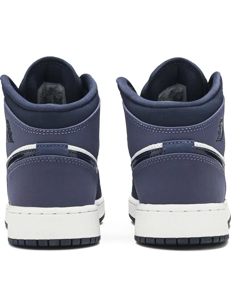 Кроссовки Air Jordan 1 Mid GS Sanded Purple — изображение 6 из 8, фиолетовый
