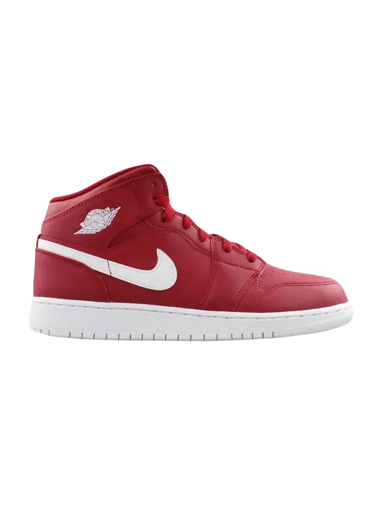 Кроссовки Air Jordan 1 Retro Mid GS 'Gym Red 2.0' — изображение 1 из 1, красный