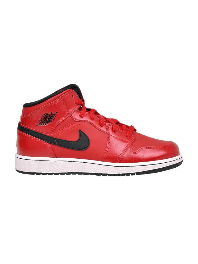 Кроссовки Air Jordan Air Jordan 1 Retro Mid GS 'Gym Red' — изображение 1 из 1, красный/черный-белый