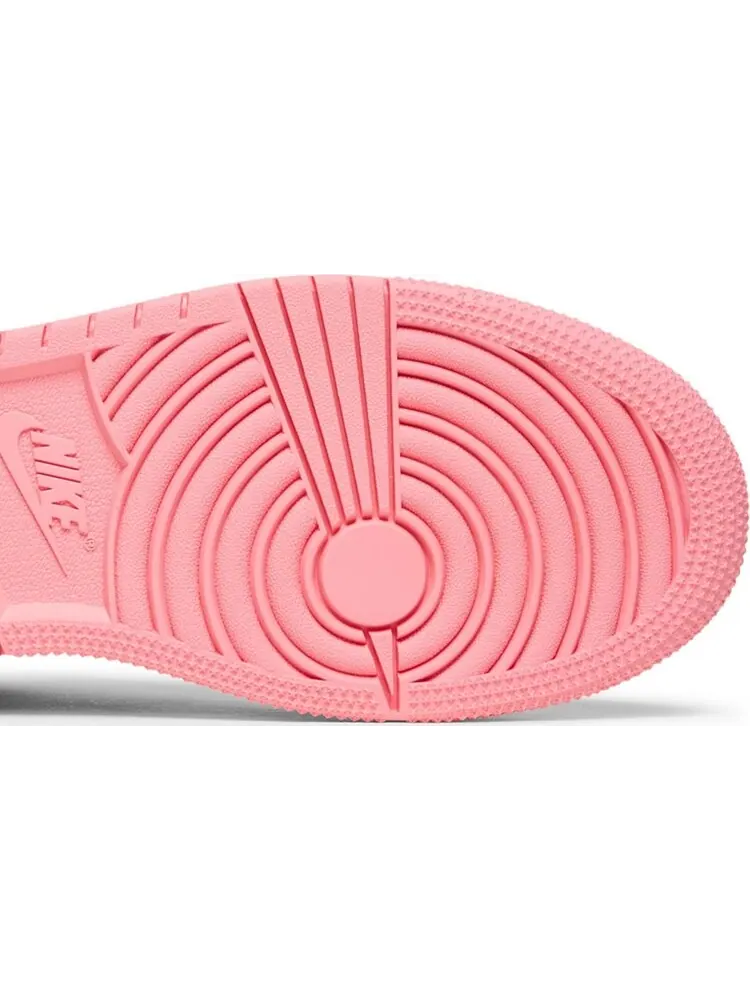 Кроссовки Air Jordan 1 Mid GS Coral Chalk — изображение 5 из 8, розовый