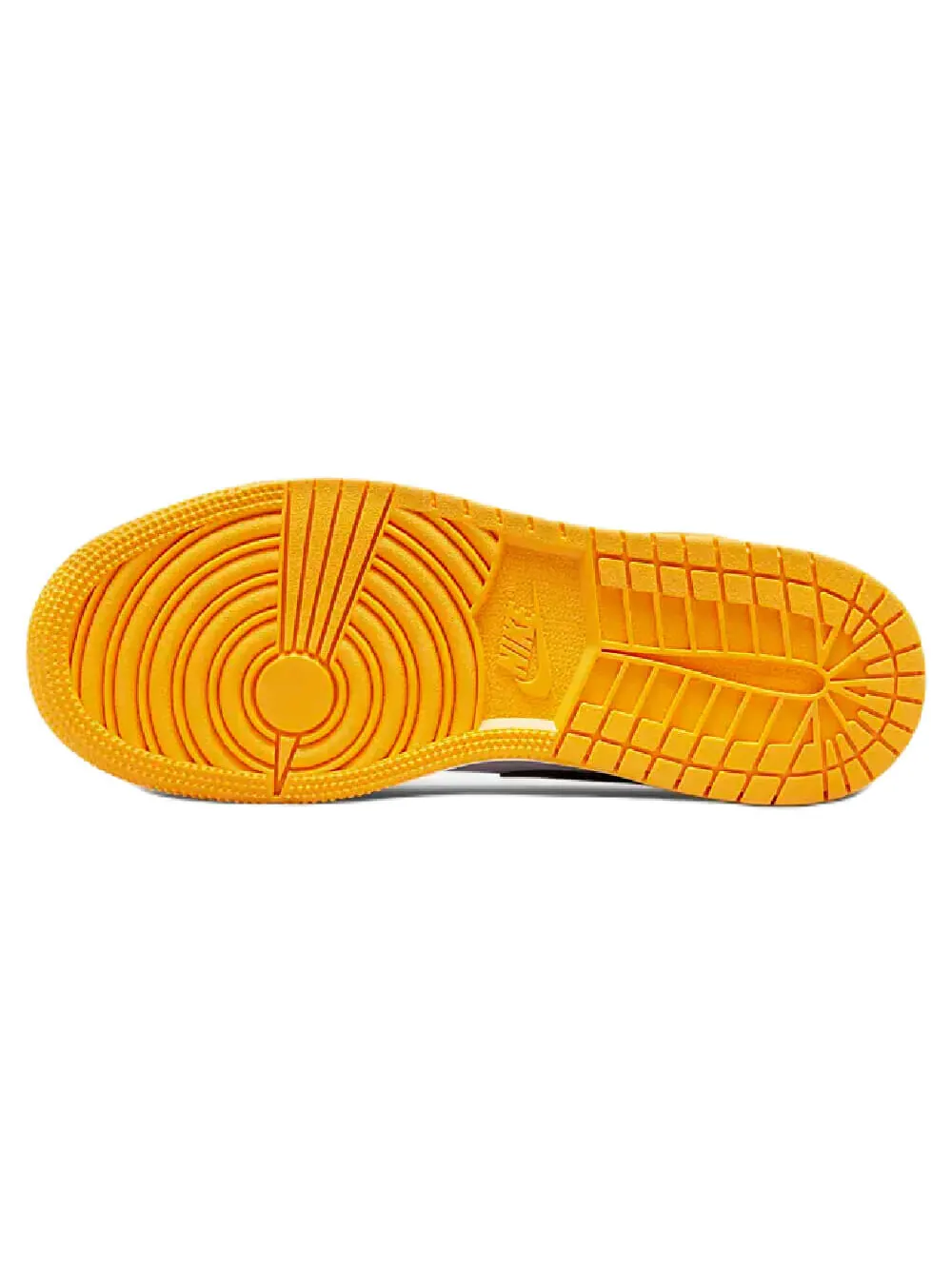 Кроссовки Nike Jordan 1 Mid — изображение 6 из 8, белый/желтый/черный