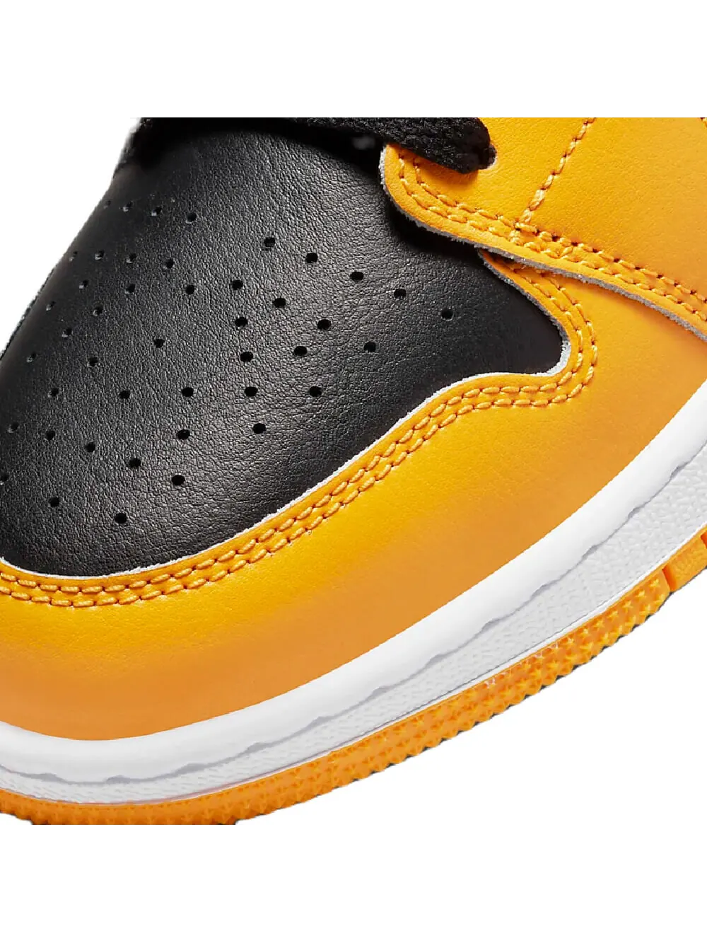 Кроссовки Nike Jordan 1 Mid — изображение 8 из 8, белый/желтый/черный