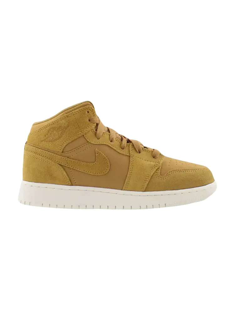 Кроссовки Air Jordan 1 Retro Mid GS 'Golden Harvest — изображение 1 из 1, золото