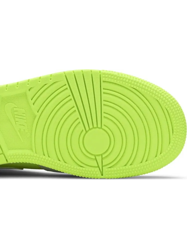 Кроссовки Air Jordan 1 Mid GS Notebook — изображение 5 из 8, белый