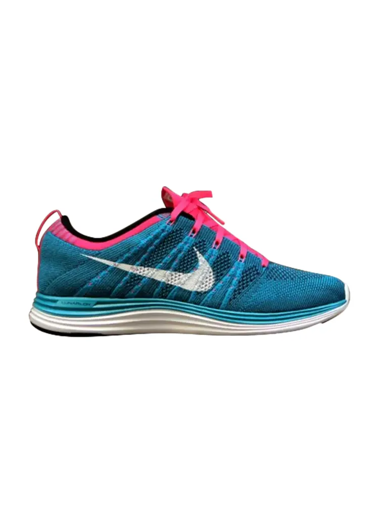 Кроссовки Nike Flyknit One+ — изображение 1 из 1, бирюзовый