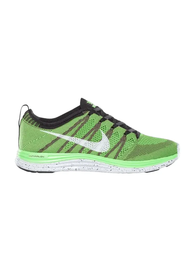 Кроссовки Flyknit One+ 'Electric Green' — изображение 1 из 1, зеленый