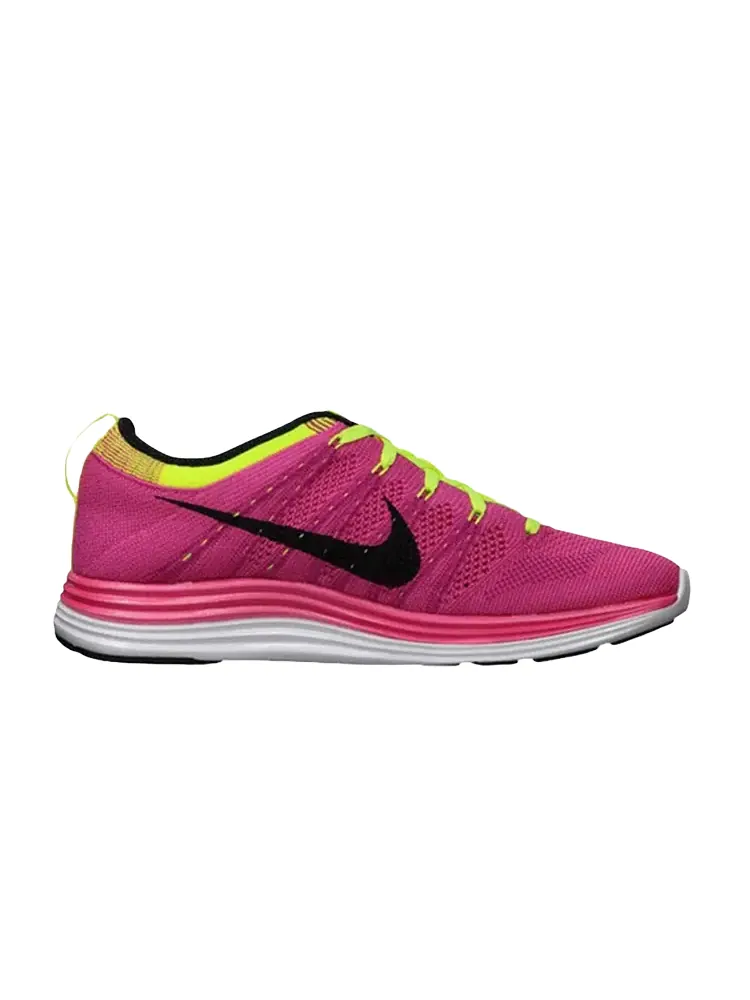 Кроссовки Nike Wmns Flyknit Lunar 1+ — изображение 1 из 1, розовый