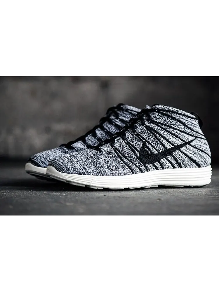 Кроссовки Nike Lunar Flyknit Chukka 'Black Sail' — изображение 4 из 4, черный