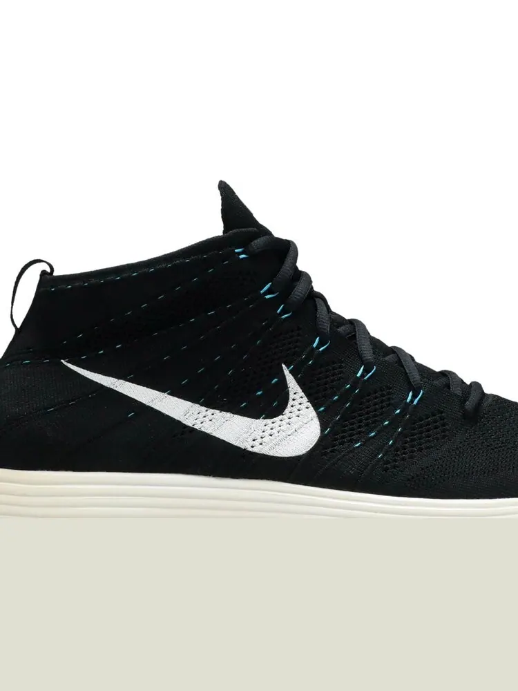 Кроссовки Nike Lunar Flyknit Chukka — изображение 2 из 4, черный