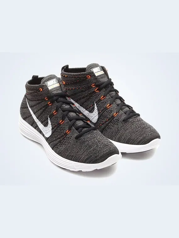 Кроссовки Nike Lunar Flyknit Chukka 'Midnight Fog' — изображение 2 из 4, черный