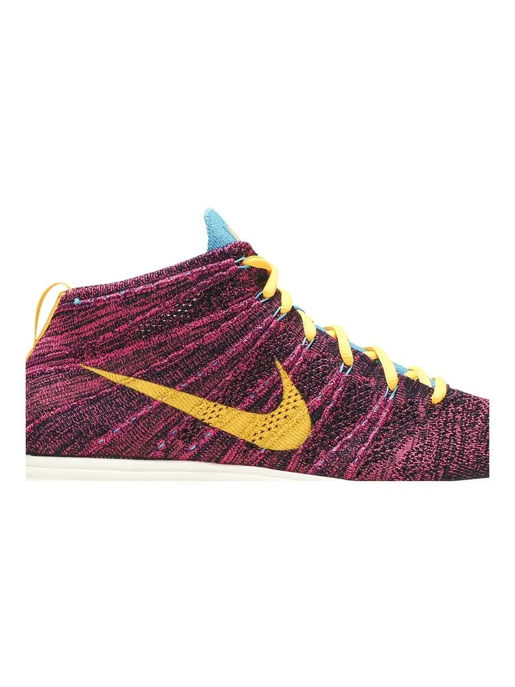 Кроссовки Nike Lunar Flyknit Chukka 'Grand Purple Laser Orange' — изображение 2 из 4, черный