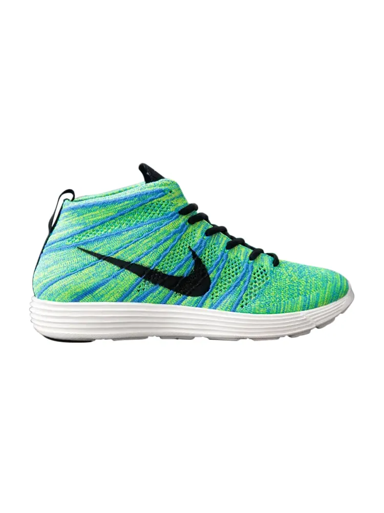 Кроссовки Nike Lunar Flyknit Chukka 'Blue Glow' — изображение 1 из 1, бирюзовый
