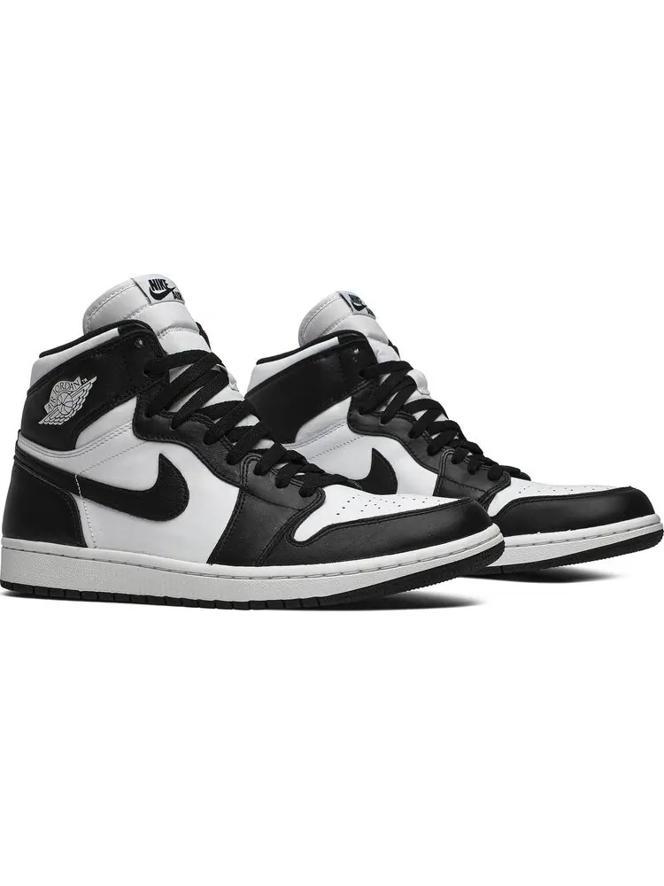 Кроссовки Air Jordan 1 Retro High OG Black White — изображение 8 из 8, черный