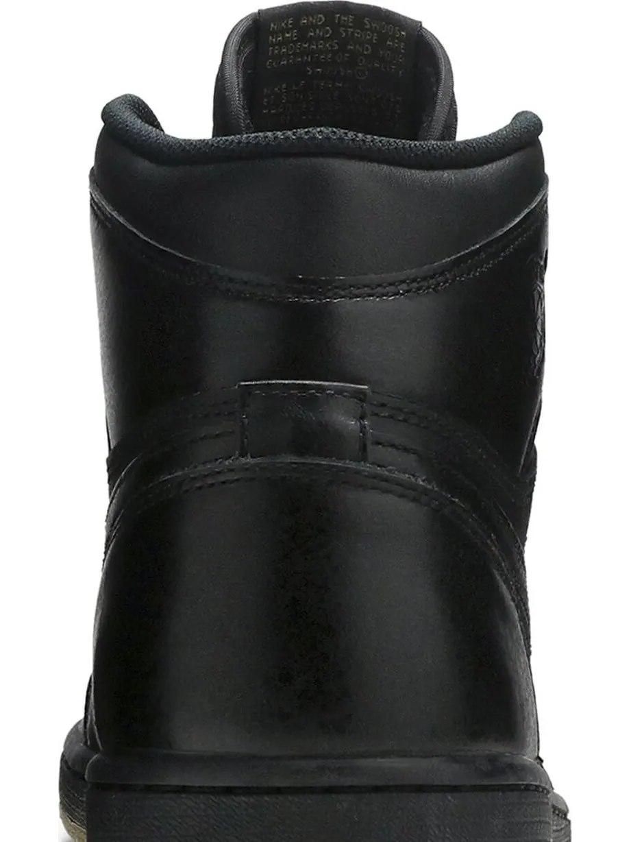 Кроссовки Air Jordan 1 Retro Gum Bottom — изображение 7 из 8, черный
