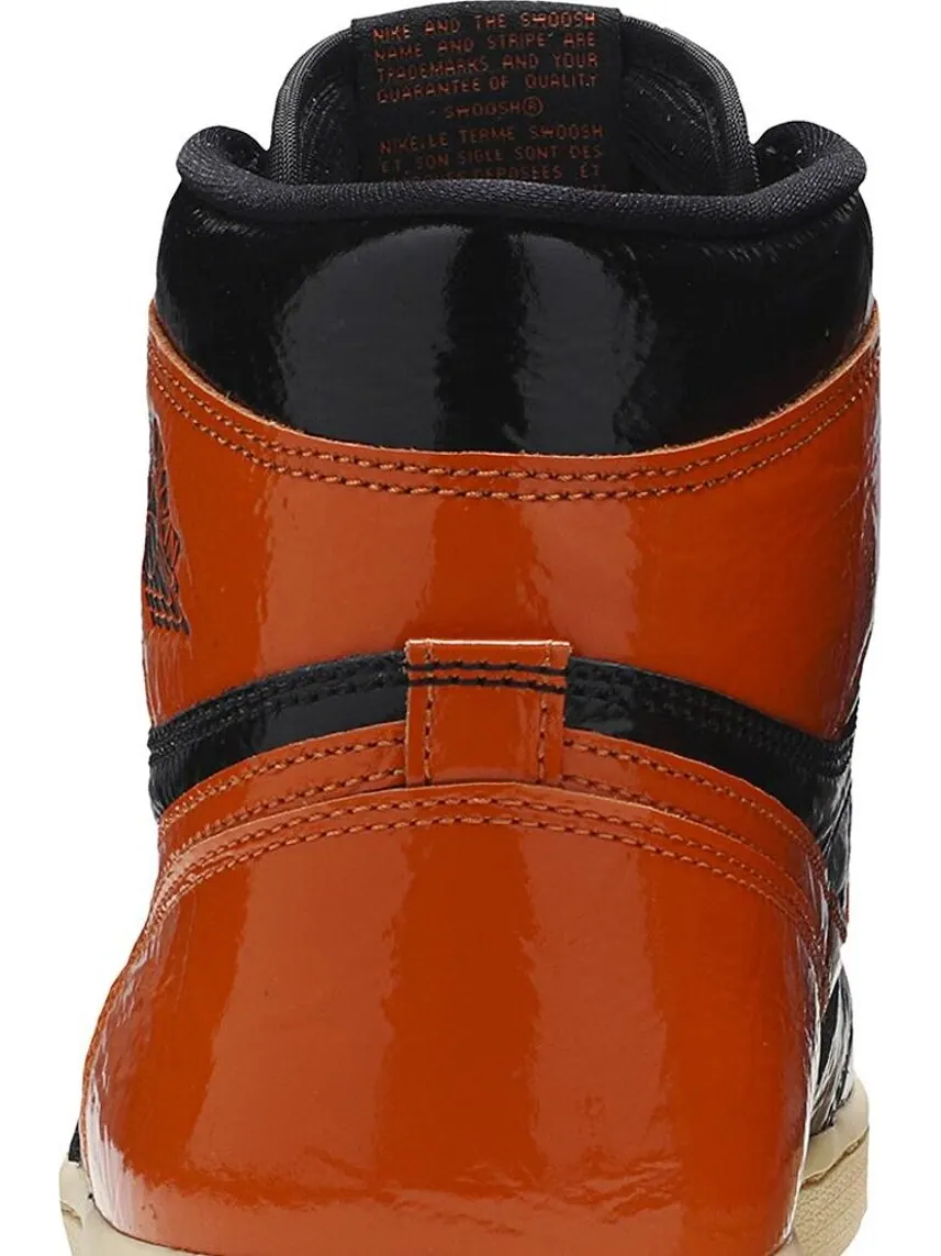 Кроссовки Air Jordan 1 Retro High OG Shattered Backboard 3.0 — изображение 7 из 8, черный