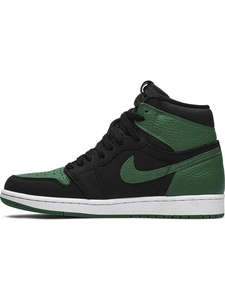 Кроссовки Air Jordan 1 Retro High OG Pine Green 2.0 — изображение 3 из 8, черный