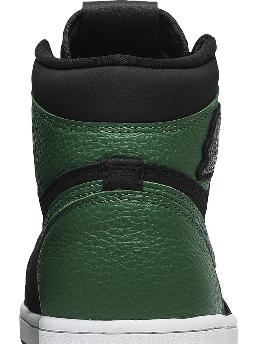 Кроссовки Air Jordan 1 Retro High OG Pine Green 2.0 — изображение 7 из 8, черный
