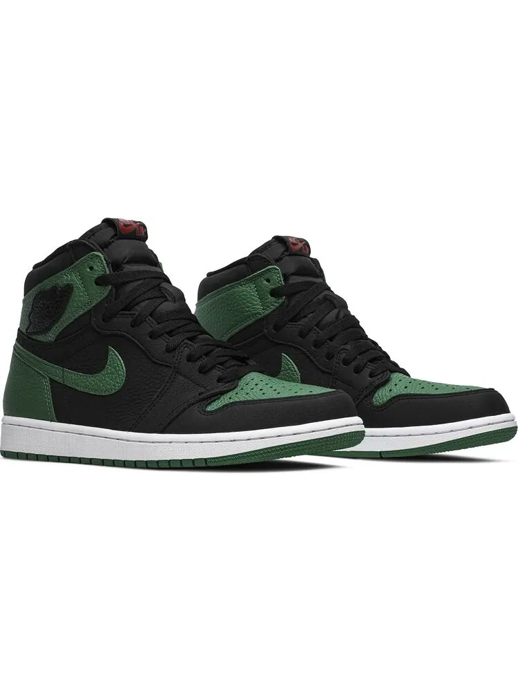 Кроссовки Air Jordan 1 Retro High OG Pine Green 2.0 — изображение 8 из 8, черный