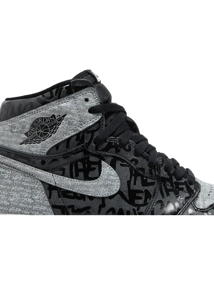 Кроссовки Air Jordan 1 High OG "Rebellionaire" — изображение 2 из 10, черный
