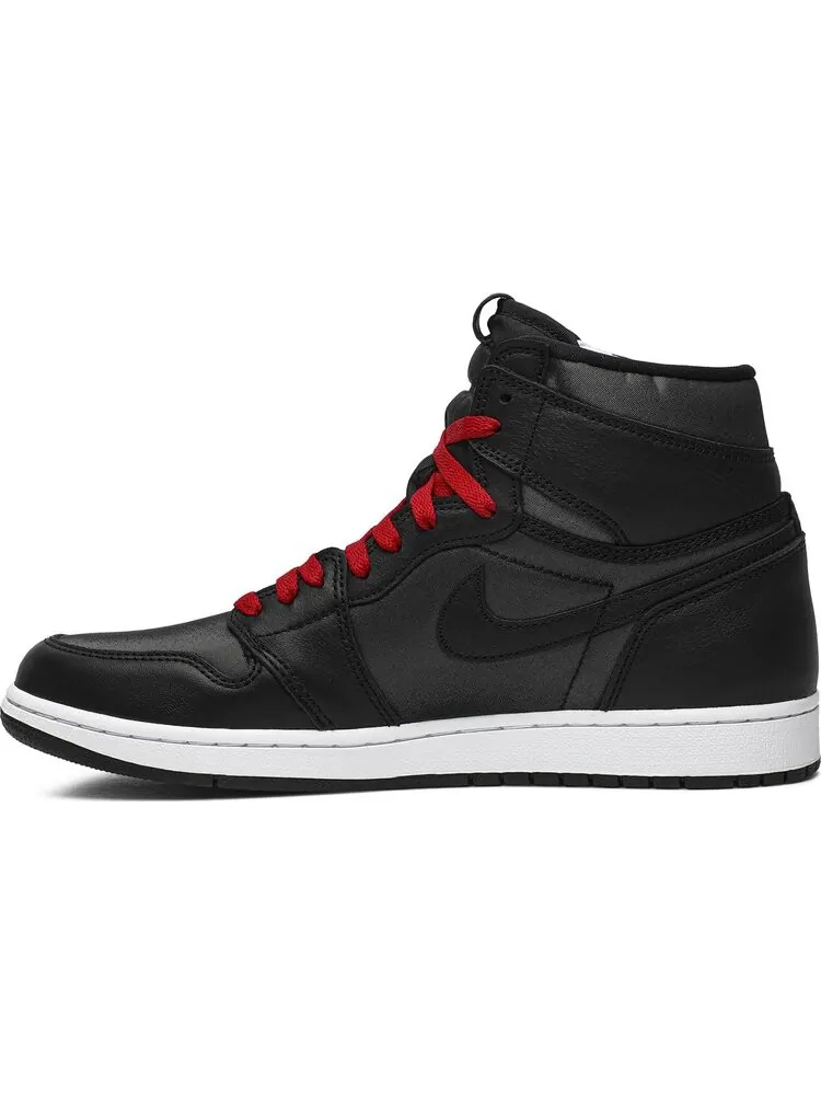Кроссовки Air Jordan 1 Retro High OG Black Gym Red — изображение 3 из 8, черный